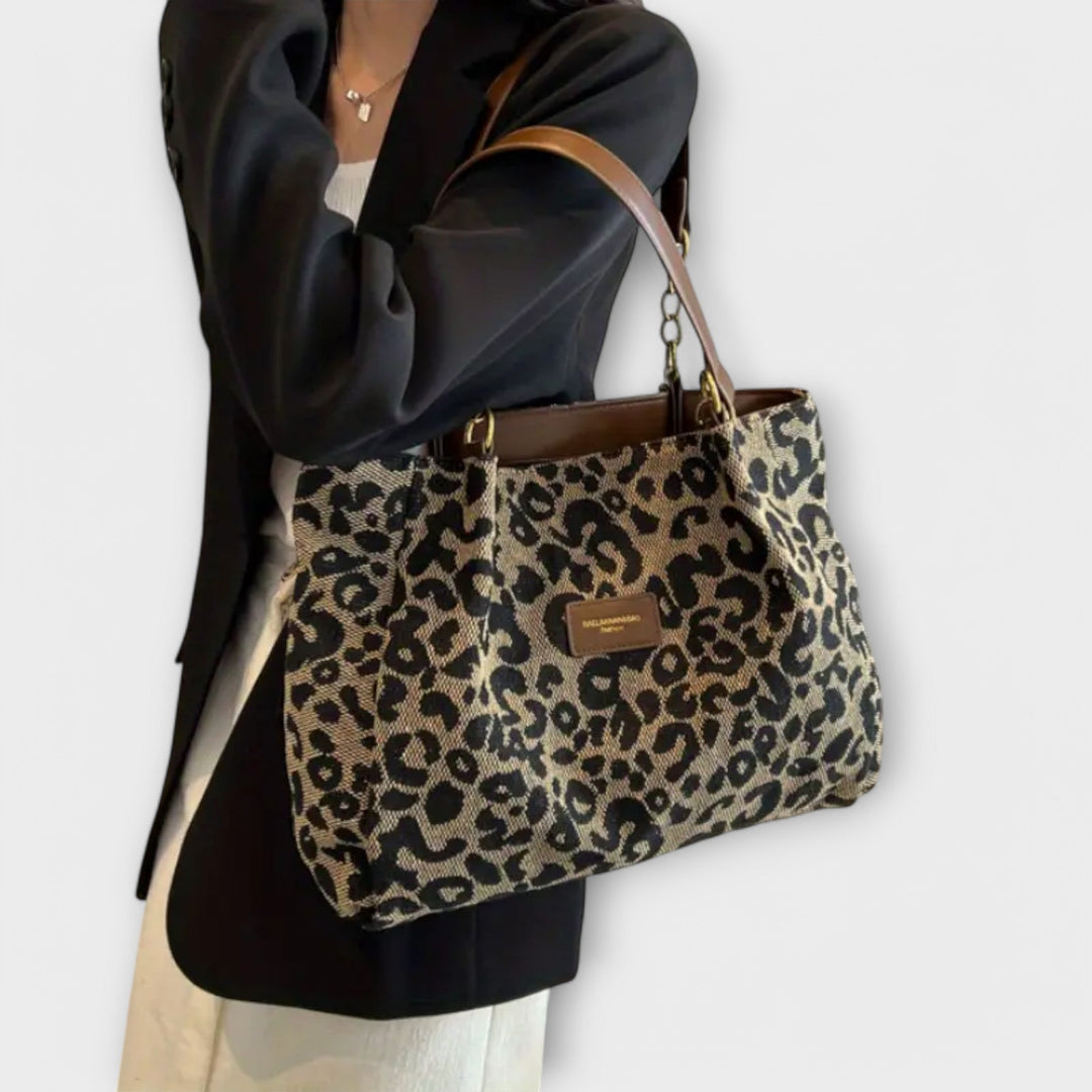 Olivia - Borsa in Tela Leopardo