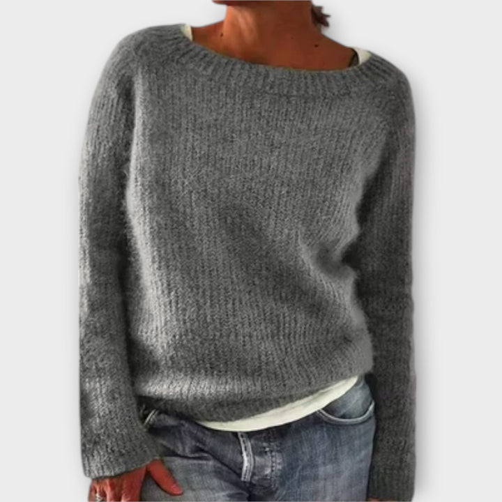 Regine – Maglione a Maglia di Colore Solido