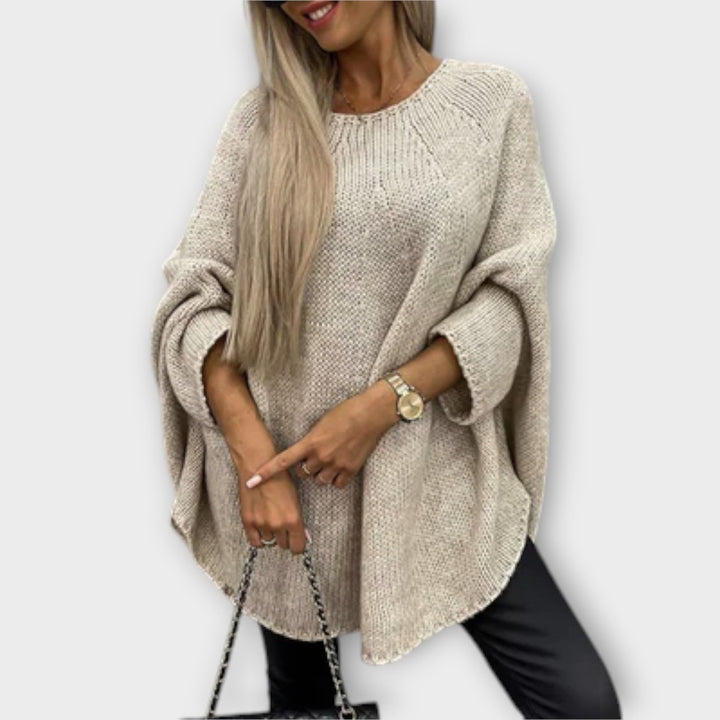 Isabelle - Maglione da Donna Elegante con Collo Rotondo
