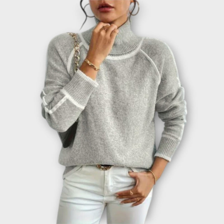 Aurora - Maglione Collo Alto Casual