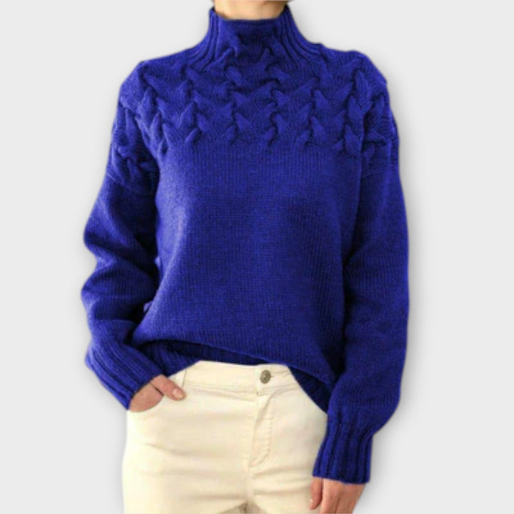 Eva - Maglione da Donna con Dettagli a Treccia