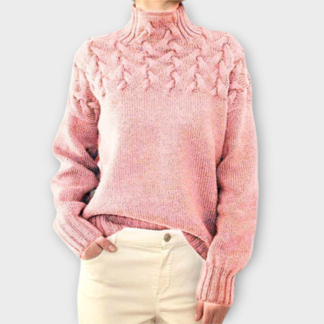 Eva - Maglione da Donna con Dettagli a Treccia