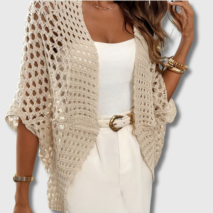 Amandine - Cardigan All'uncinetto Elegante per Donne dallo Stile Raffinato