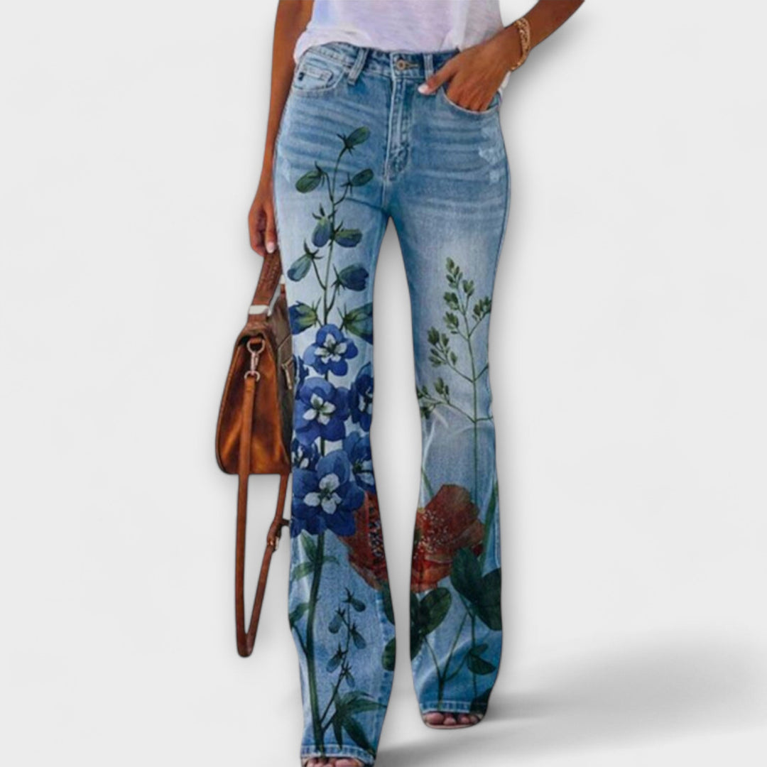 Tubo con fiori
