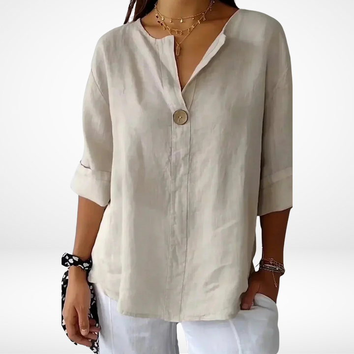 Talia | Top in Lino Essenziale