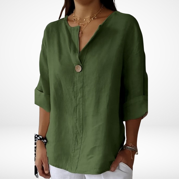 Talia | Top in Lino Essenziale