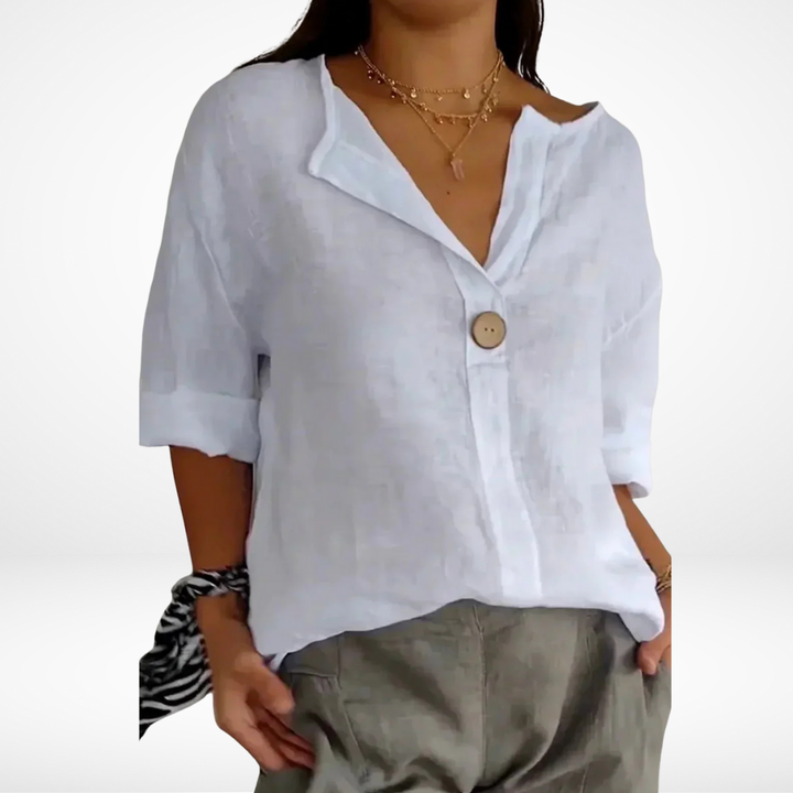 Talia | Top in Lino Essenziale