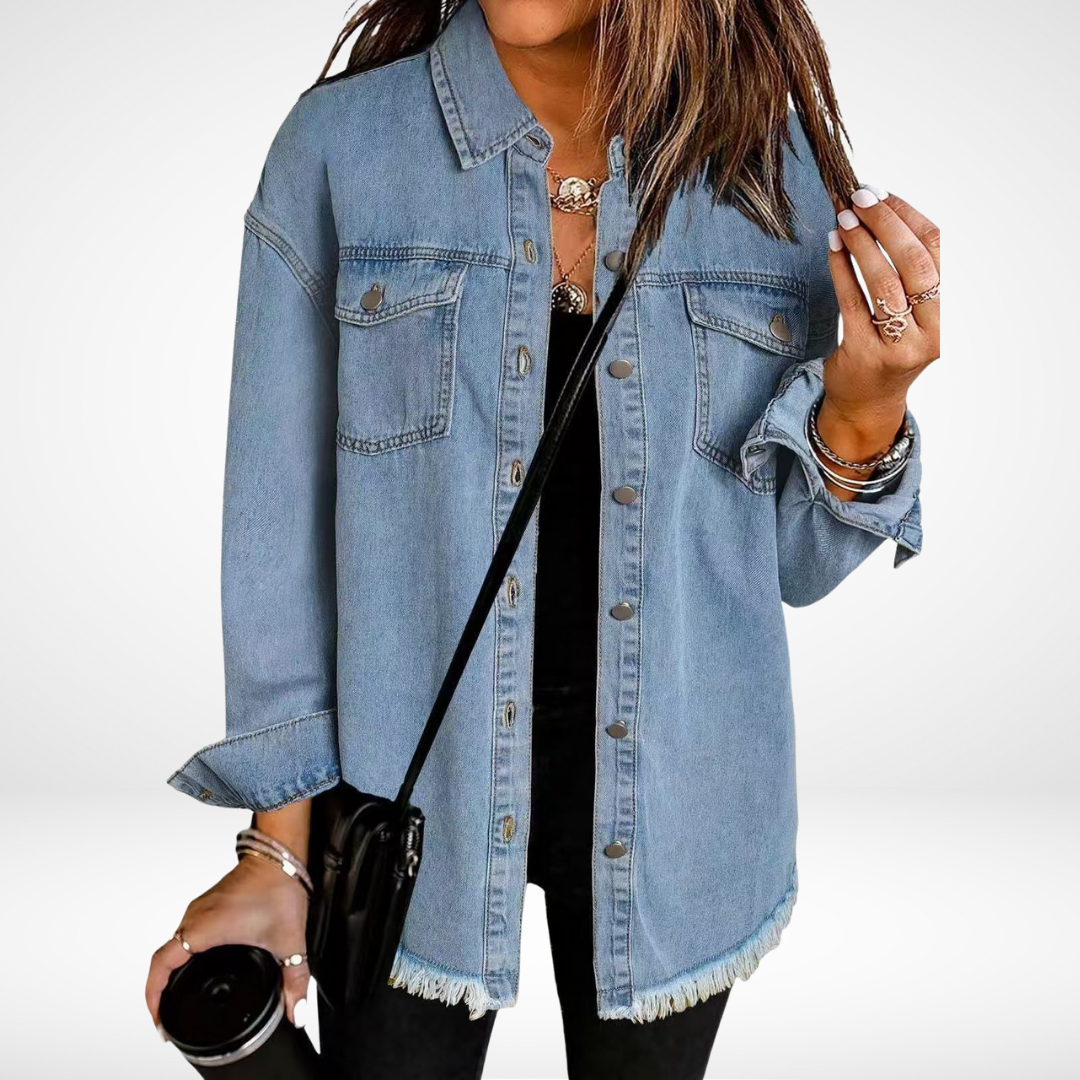 Carla | Giacca di Jeans Classica da Giorno