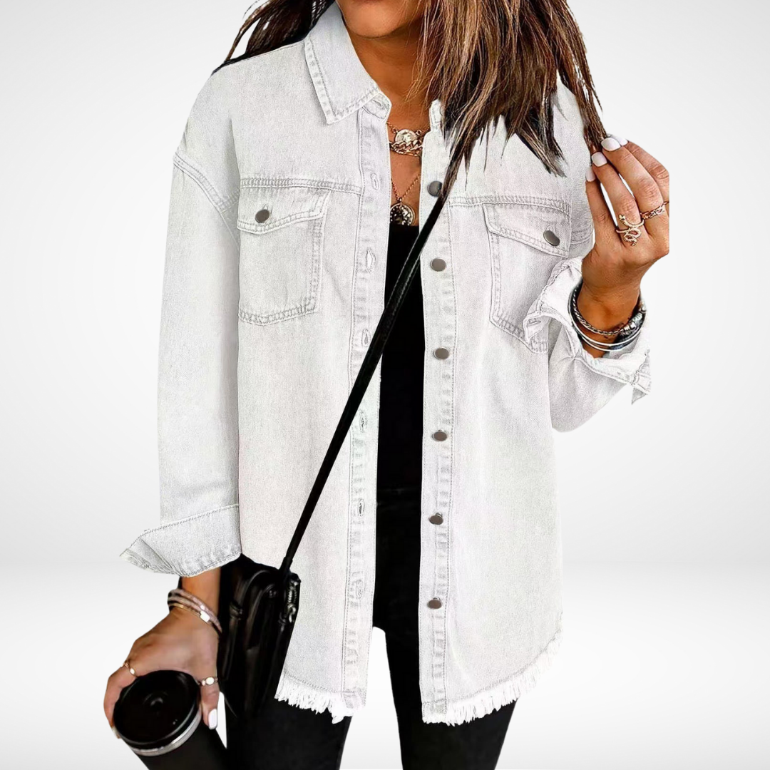 Carla | Giacca di Jeans Classica da Giorno
