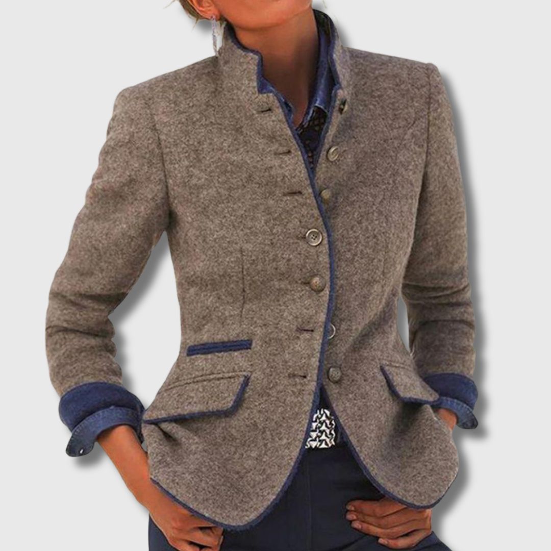 Vivienne - Blazer Donna Classico in Lana Mista Edizione Limitata