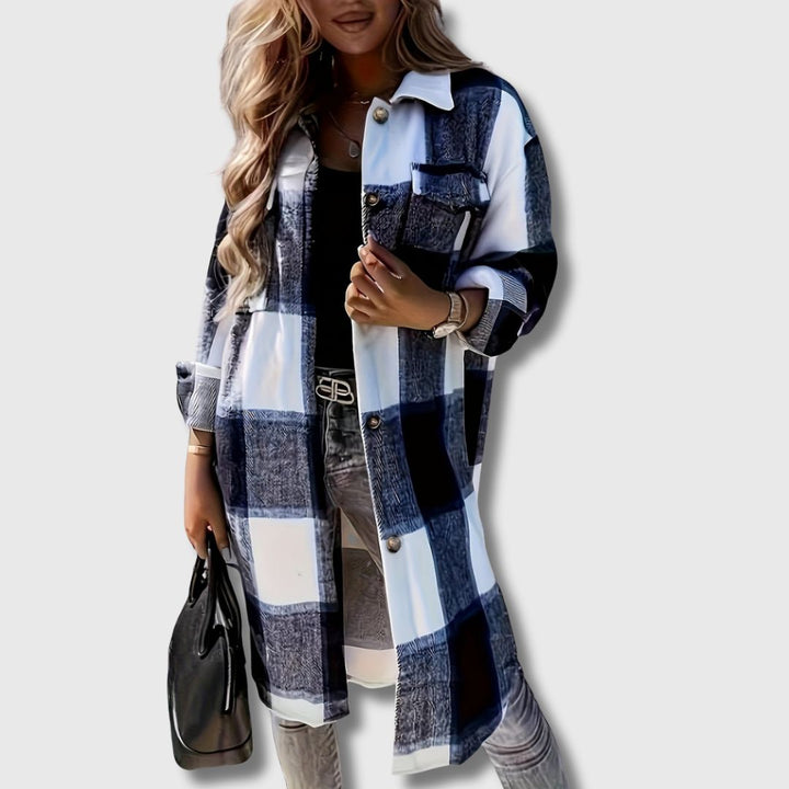 Ella - Cappotto Lungo Stampato | Edizione Limitata