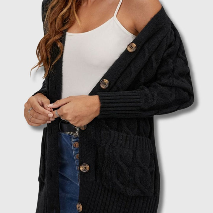 Édith - Cardigan Torcigliato Elegante per Donna