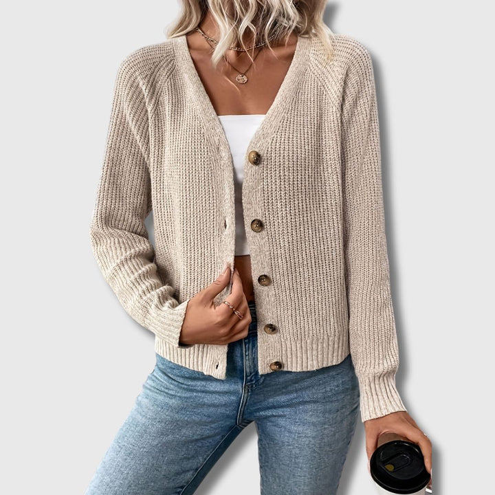 Zoe - Cardigan Elegante da Donna con Bottoni Edizione Limitata