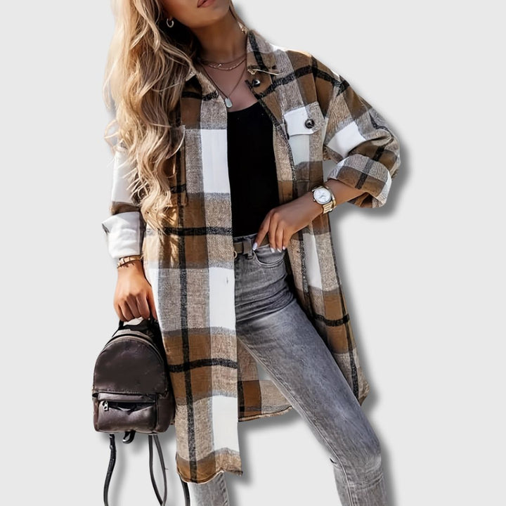 Ella - Cappotto Lungo Stampato | Edizione Limitata