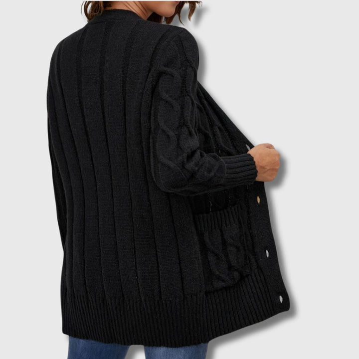 Édith - Cardigan Torcigliato Elegante per Donna