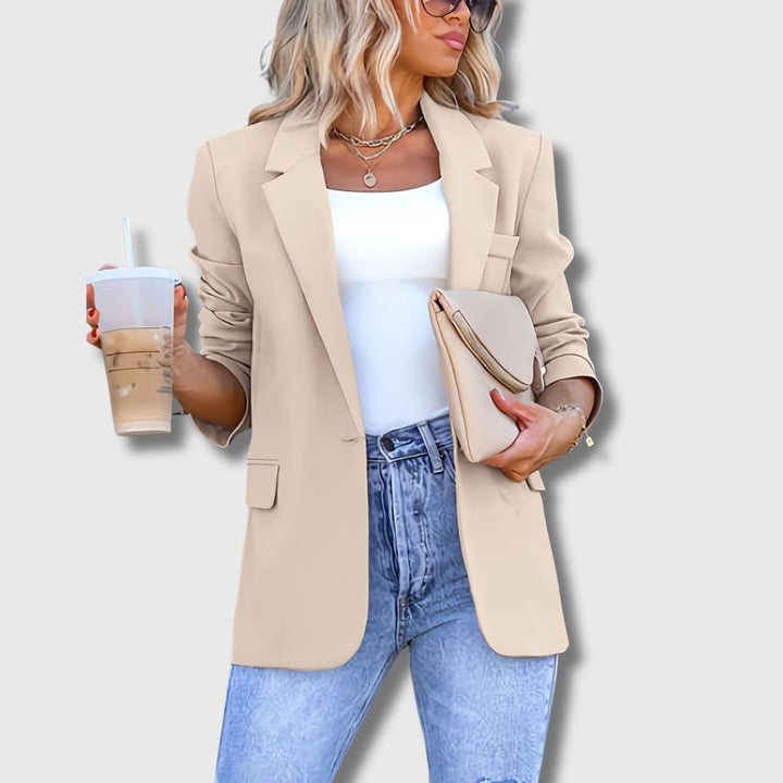 Sylvie - Blazer Donna Eleganza Beige Edizione Limitata