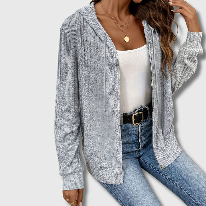 Giacca Quotidiana Elegante in Maglia per Donna