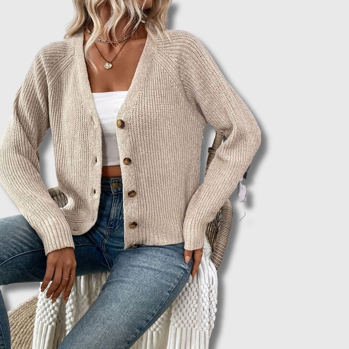 Zoe - Cardigan Elegante da Donna con Bottoni Edizione Limitata