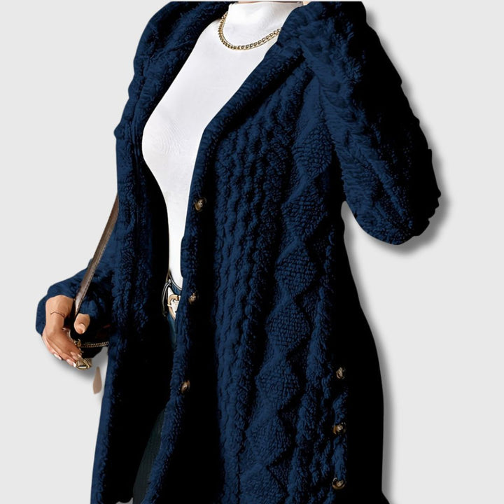 Élodie - Cappotto teddy per donne con cappuccio Edizione limitata