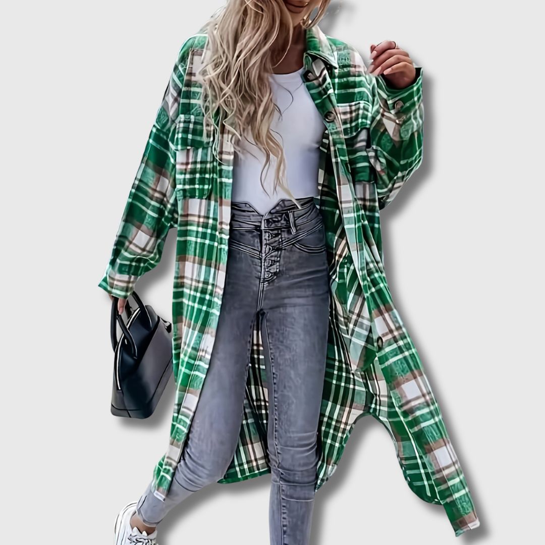 Ella - Cappotto Lungo Stampato | Edizione Limitata