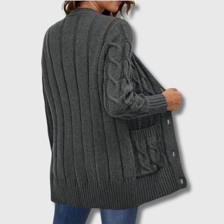 Édith - Cardigan Torcigliato Elegante per Donna