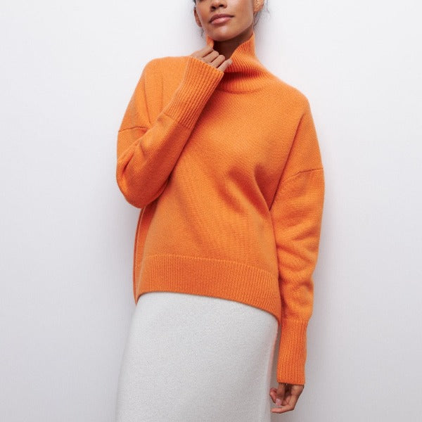 Katrielle - Maglione Collo Alto Confortevole