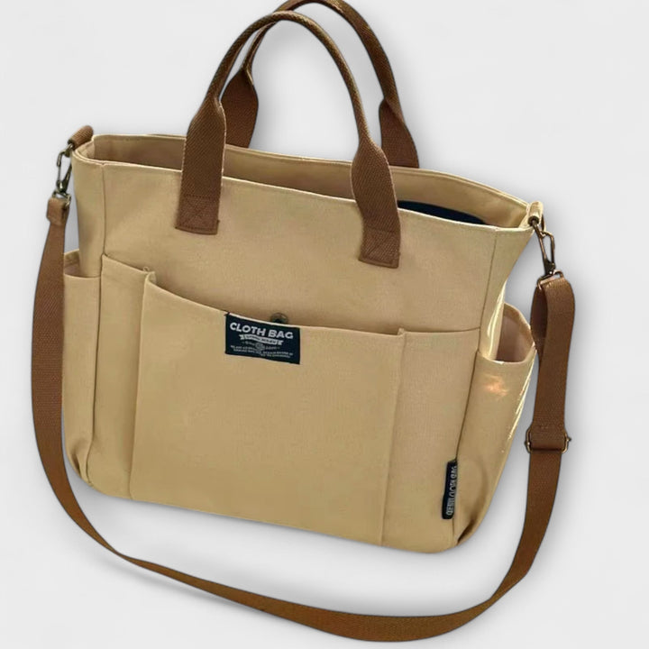 Angela - Borsa a Spalla Minimalista in Tela