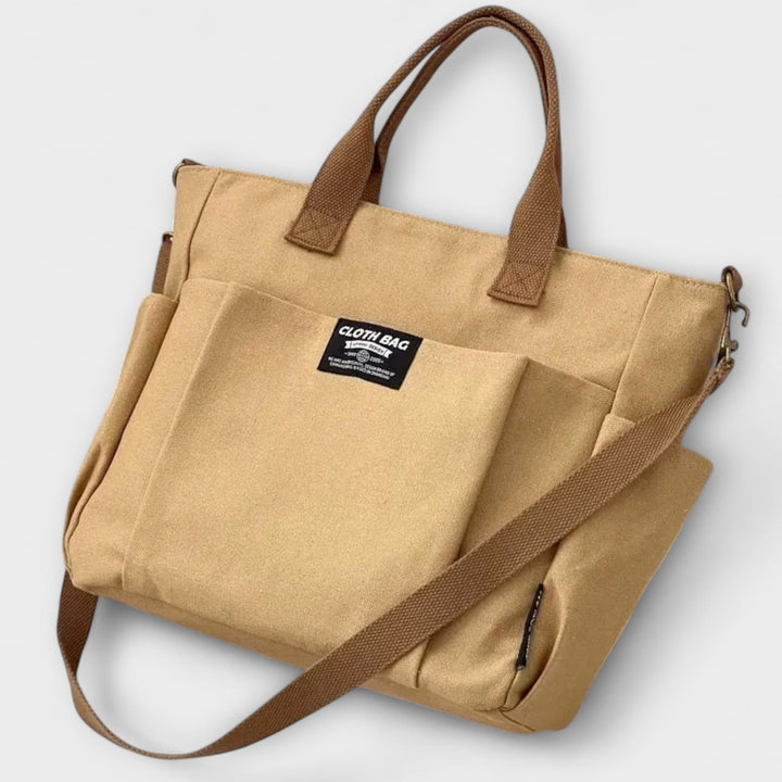 Angela - Borsa a Spalla Minimalista in Tela