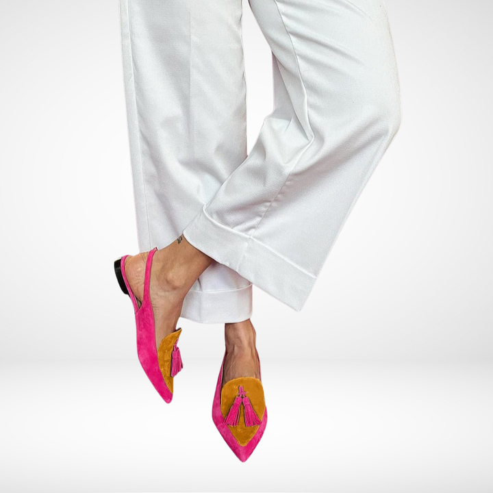 Frendessa™ | Ballerine con Frange e Cinturino Decorativo