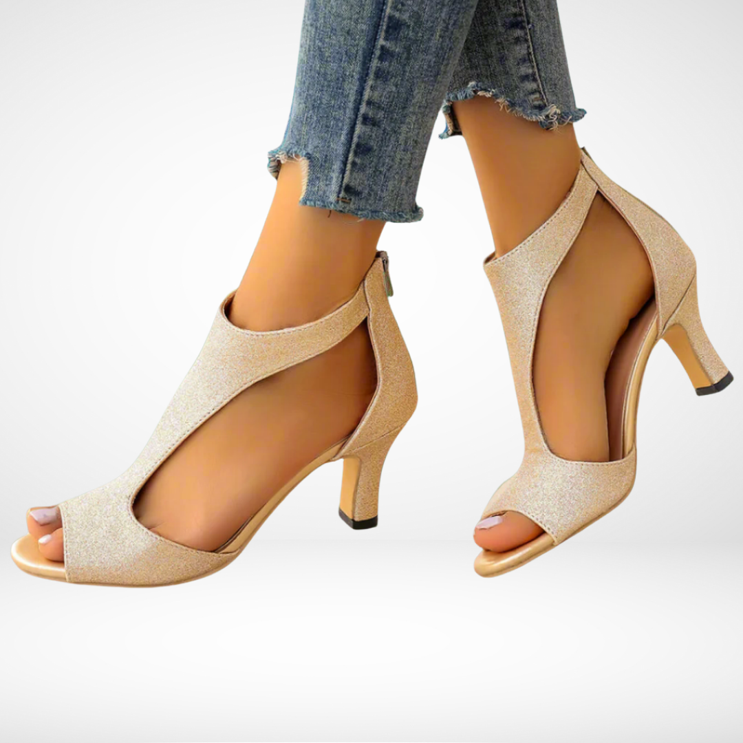 Beatrice™ | Sandali Eleganti e Confortevoli con Tacco