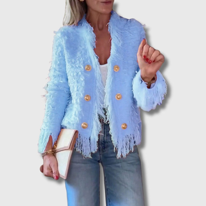 Linda - Cardigan Casual con Frange | Edizione Limitata