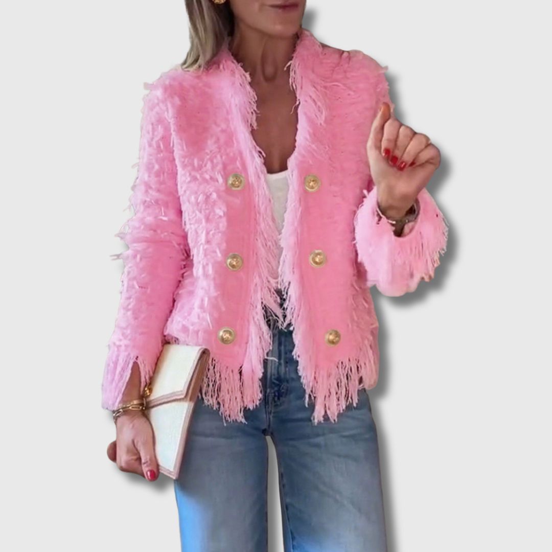Linda - Cardigan Casual con Frange | Edizione Limitata