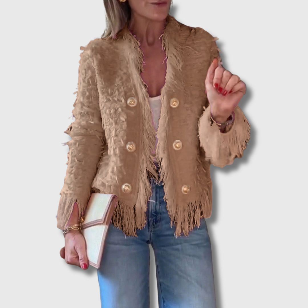 Linda - Cardigan Casual con Frange | Edizione Limitata