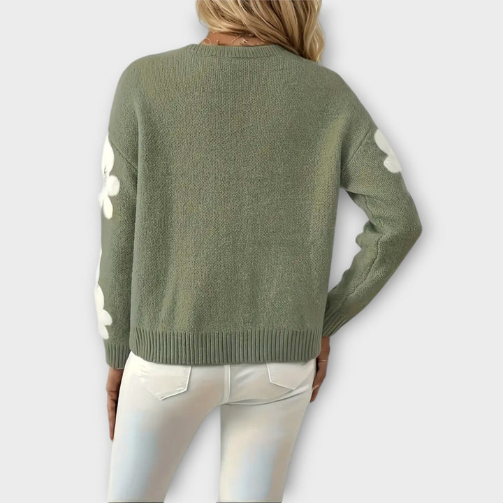 Silka - Maglione Morbido con Design Floreale