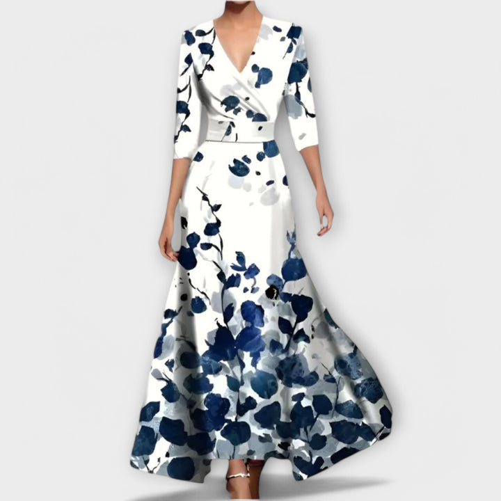 Alma - Abito da Donna Elegante con Design a Maniche