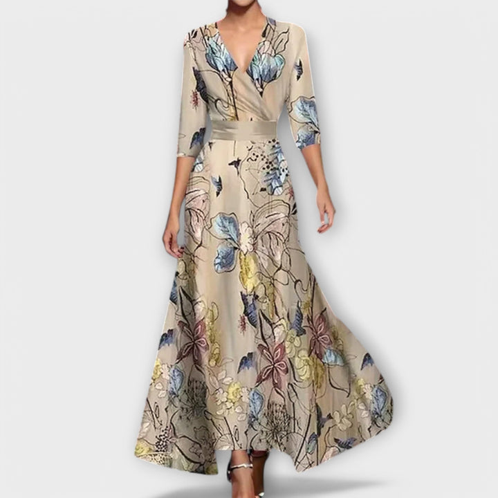 Alma - Abito da Donna Elegante con Design a Maniche