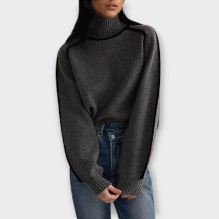Emilie - Maglione a Collo Alto Morbido ed Elegante