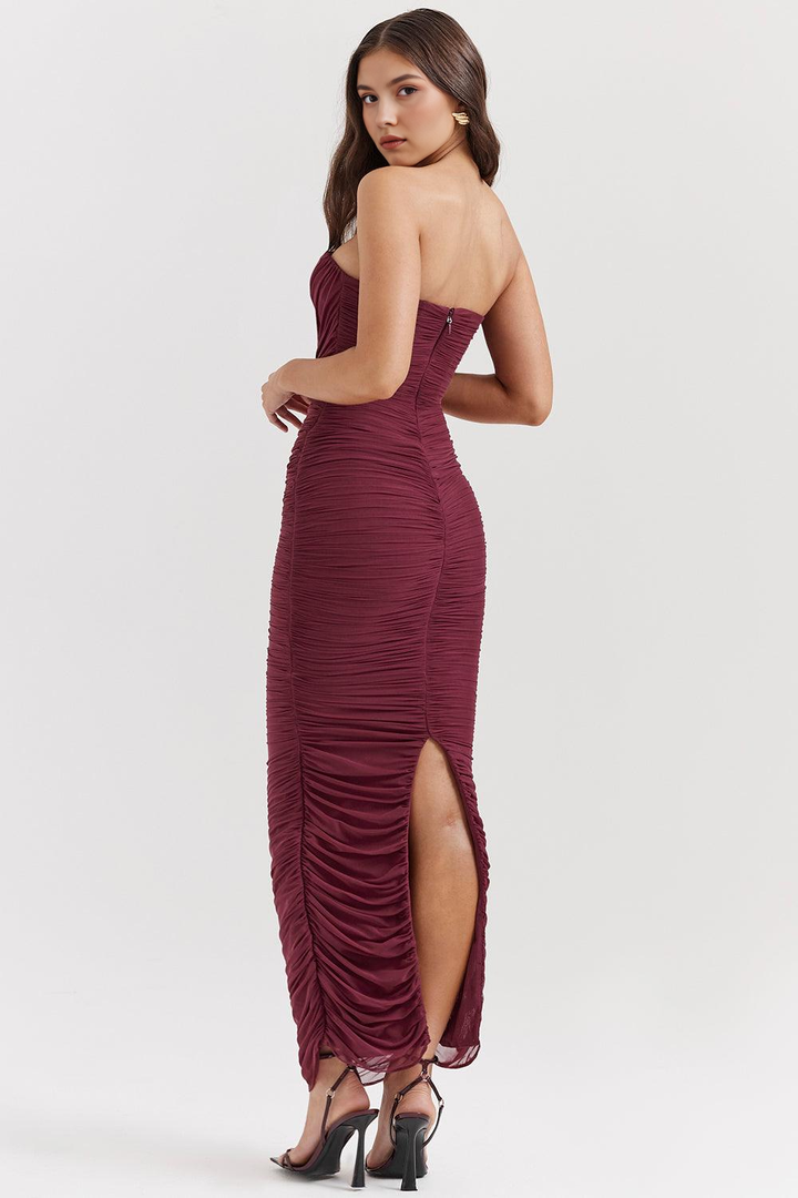 Amaris | Abito maxi in mesh