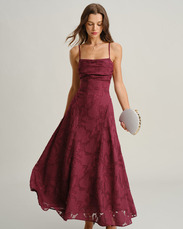 Vestito Vireya — Eleganza Scarlatta in Ogni Passo